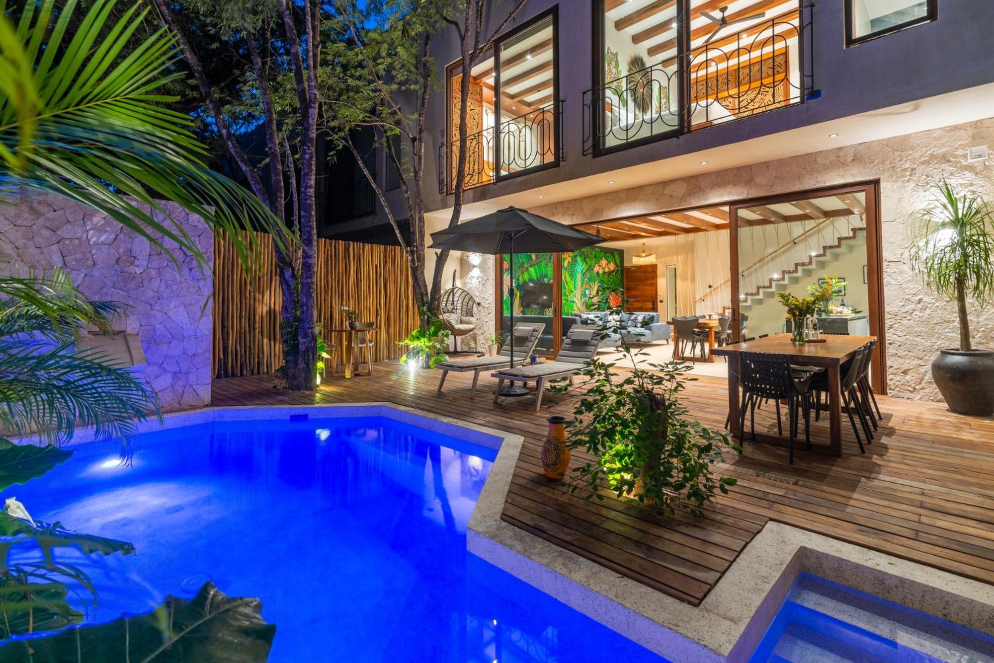 El Rey Loro - Lux 4 Bed @bluedeertulum Villa Tulum