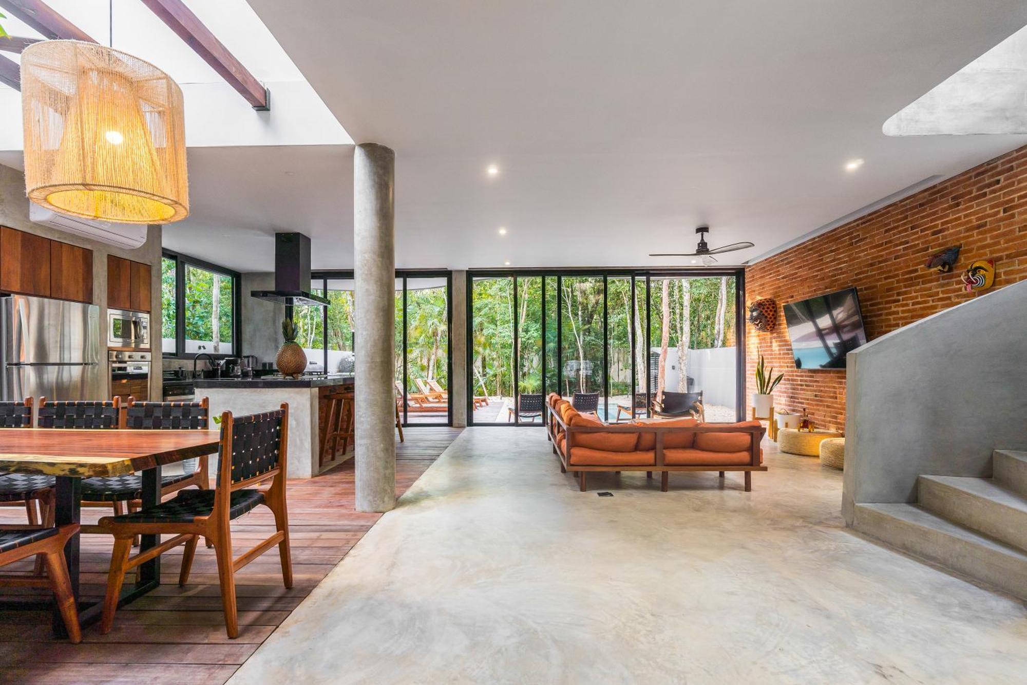 Villa Luxury 4br Eco 10ppl Outdoor Pizza Oven - Private Pool & Jacuzzi Tulum